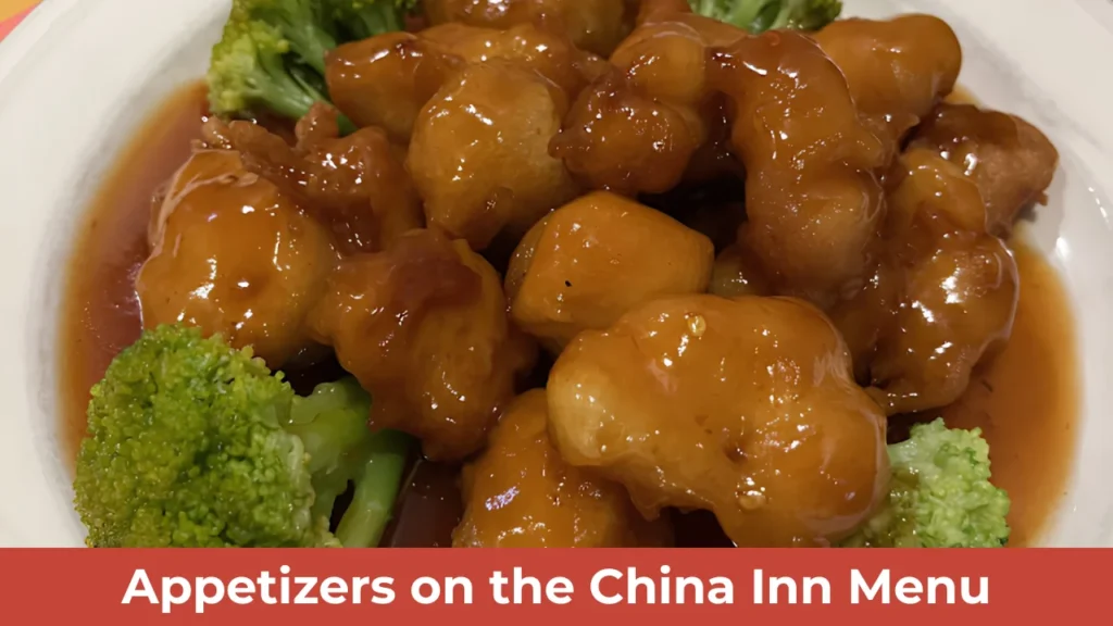 Appetizers on the China Inn Menu