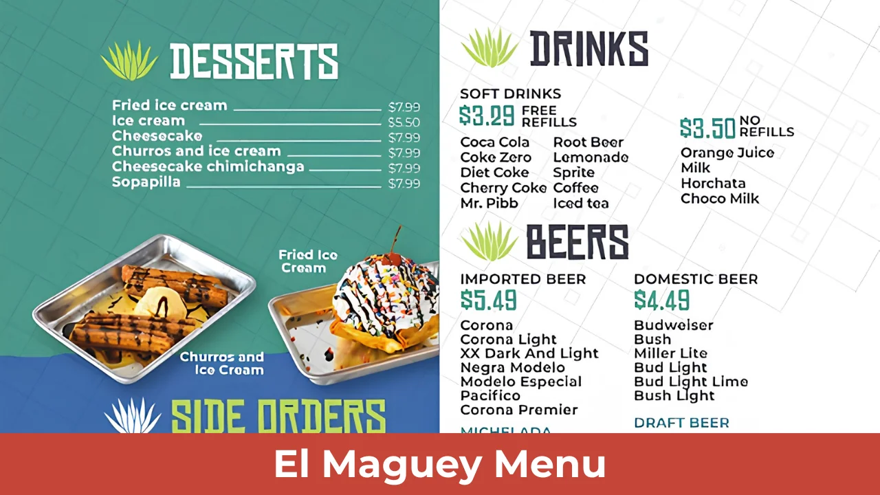 El Maguey Menu