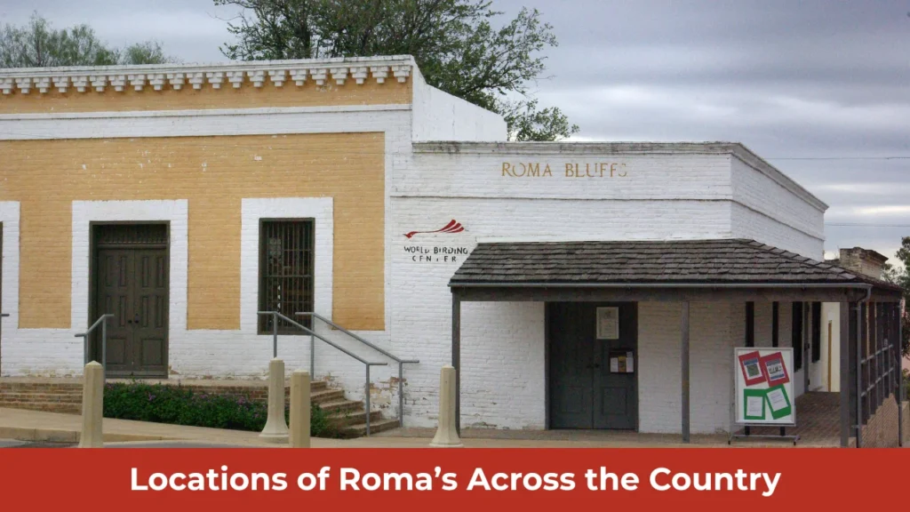 Locations of Roma’s Across the Country