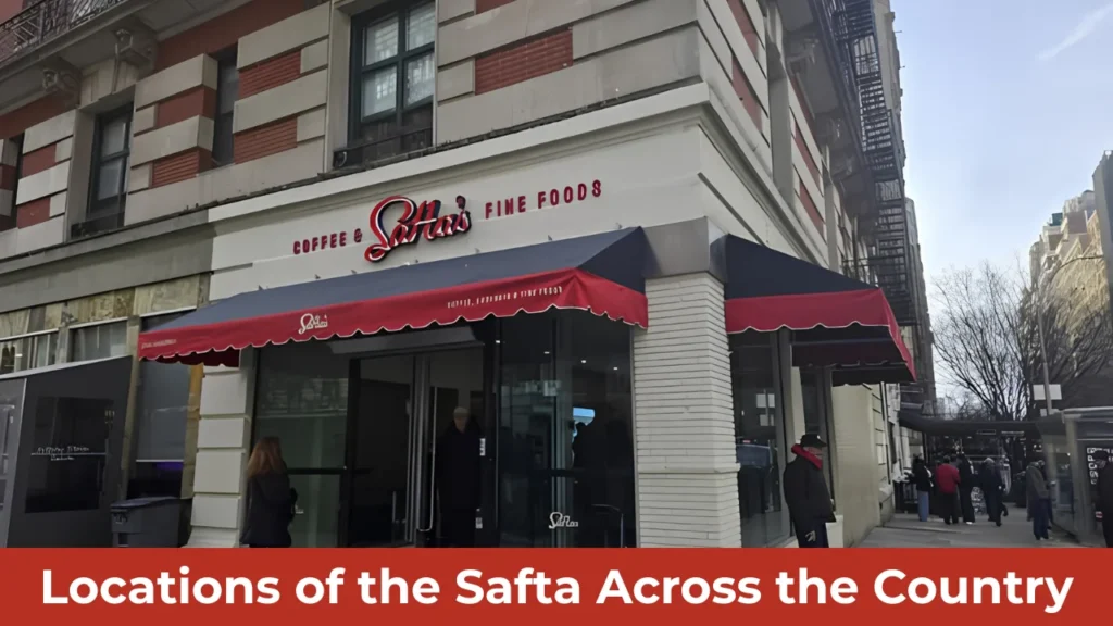 Locations of the Safta Across the Country