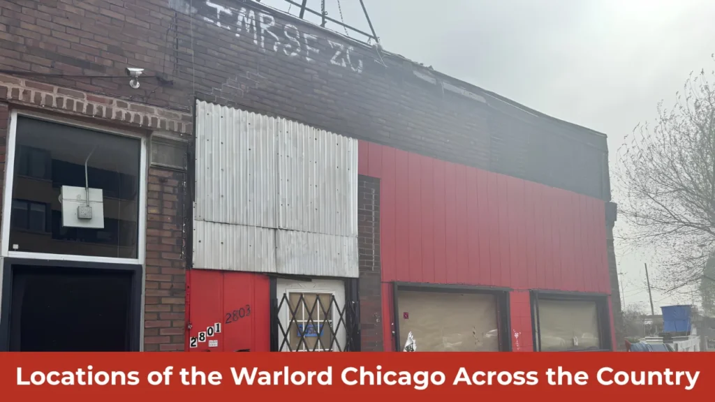 Locations of the Warlord Chicago Across the Country