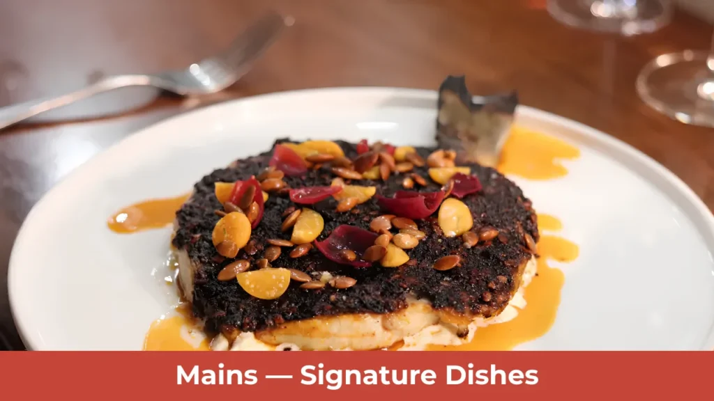 Mains — Signature Dishes