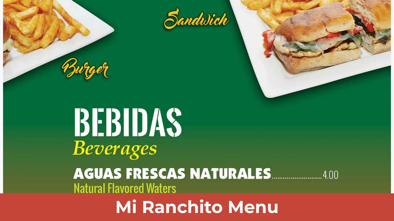 Mi Ranchito Menu