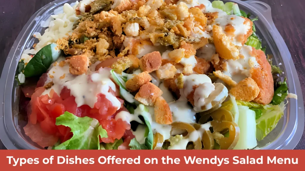 Types of Dishes Offered on the Wendys Salad Menu