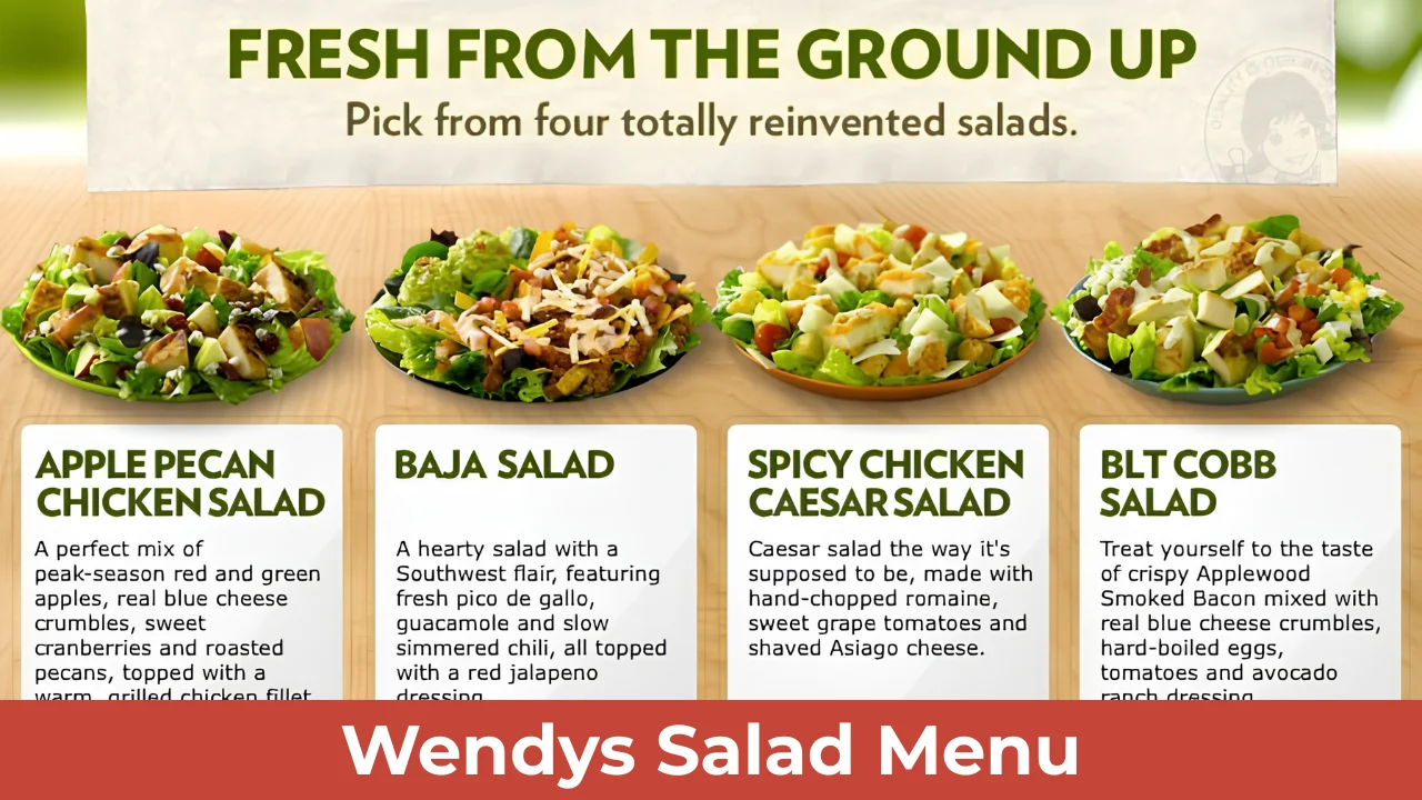 Wendys Salad Menu