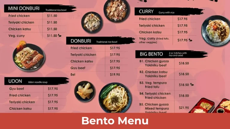 Bento Menu