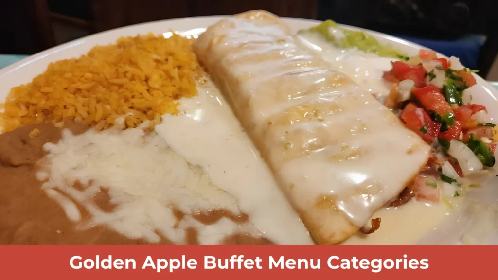 Golden Apple Buffet Menu Categories