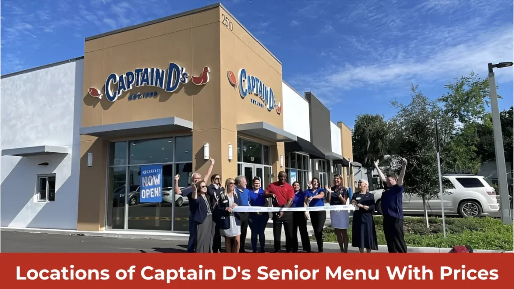 Locations of Captain D's Senior Menu With Prices