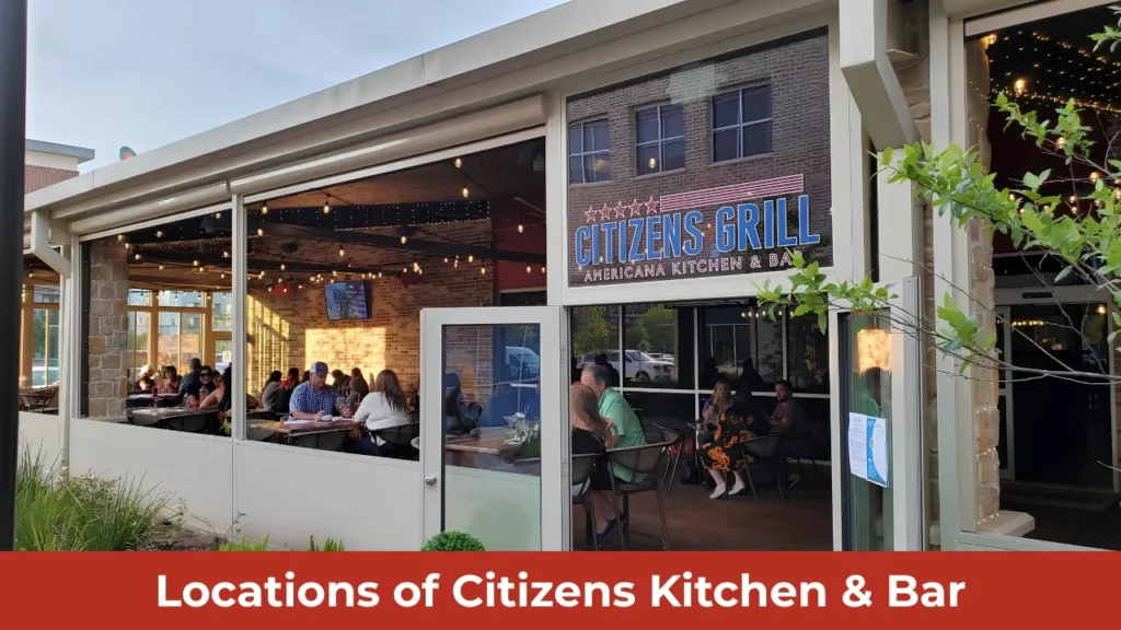Locations of Citizens Kitchen & Bar