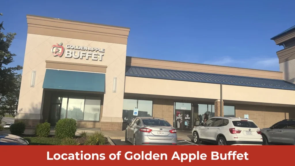 Locations of Golden Apple Buffet