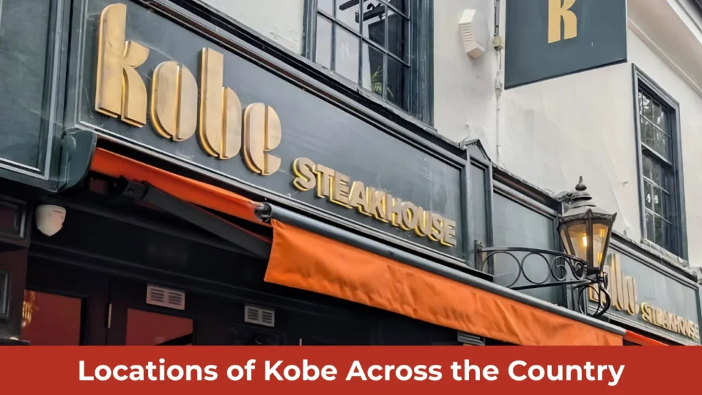 Locations of Kobe Across the Country