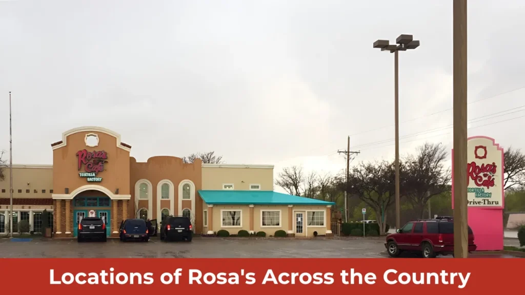 Locations of Rosa's Across the Country