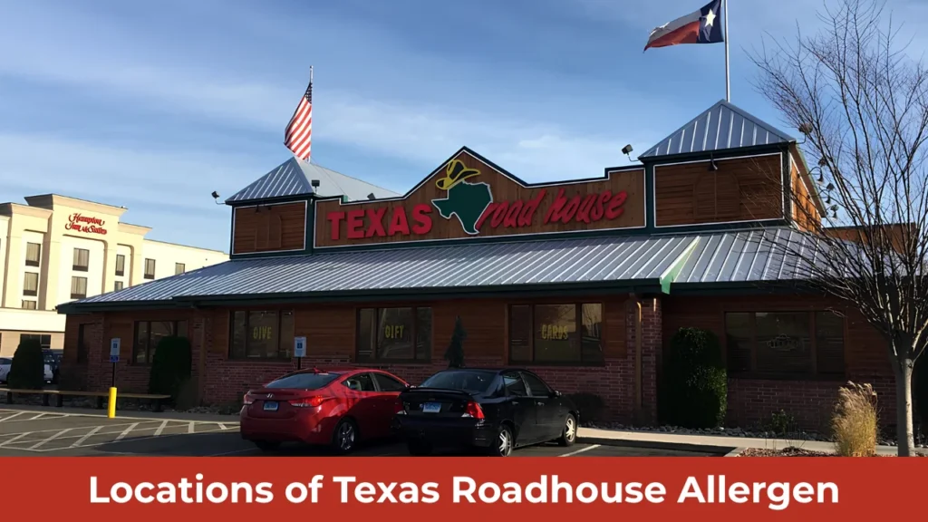 Locations of Texas Roadhouse Allergen