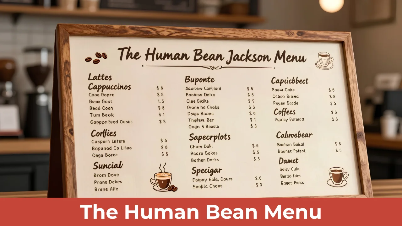 The Human Bean Menu