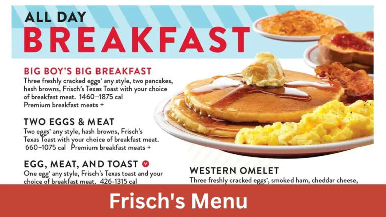 Frisch's Menu