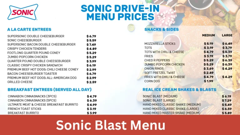 Sonic Blast Menu
